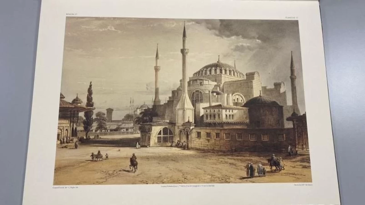 Hagia Sophia restoration album republished