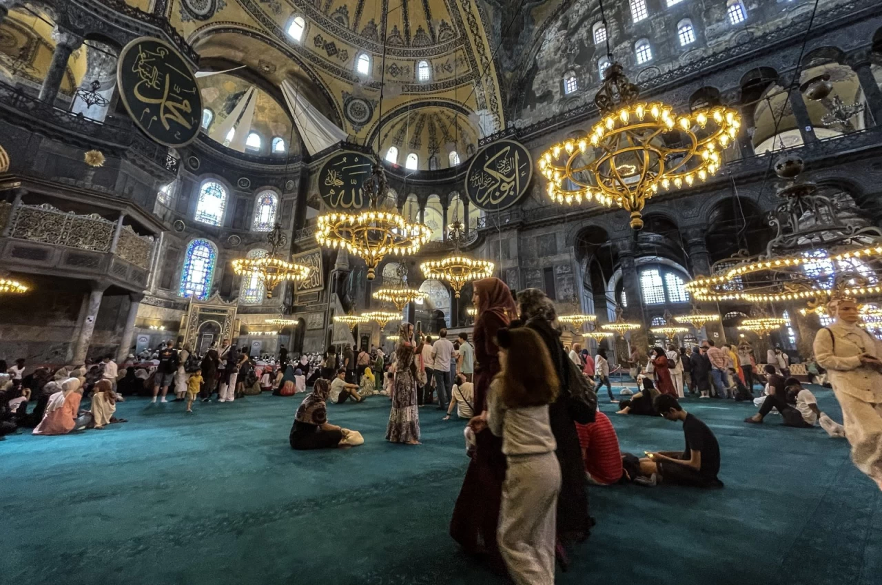 Hagia Sophia Grand Mosque Draws 6.5M Visitors in Second Year: Historic Site's Transformation and Significance