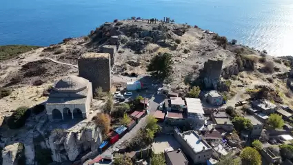 14th-century Ottoman hammam discovered in Assos, NW Türkiye