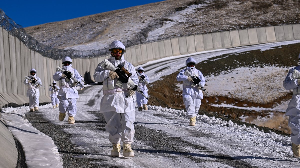 Turkish troops brave cold for border protection in country’s east